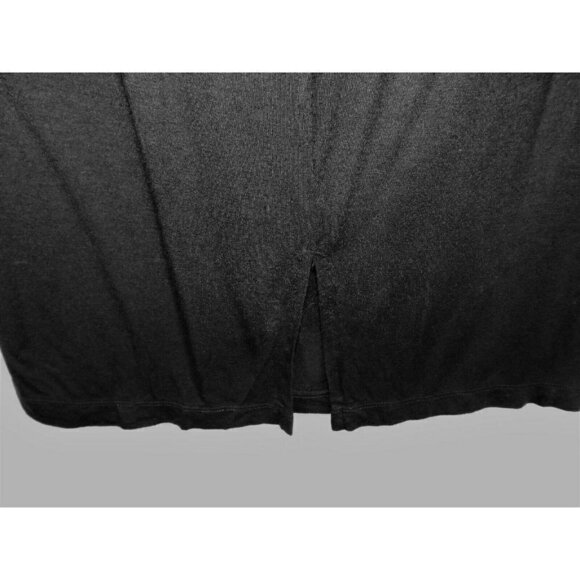 French Laundry M Black elastic waist pencil skirt lightweight - Picture 4 of 4